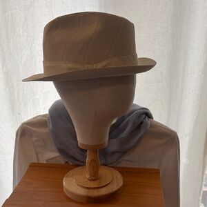 Stetson Cream Fedora Hat